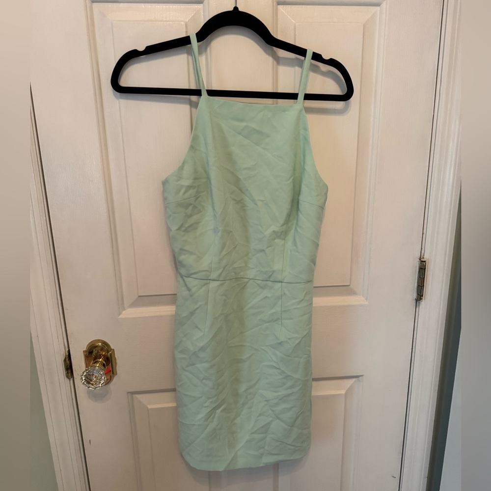 French Connection Light Green Mini Dress